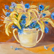 Bouquet painting